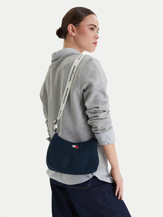 Tommy Jeans Rankinė Tommy Jeans Tjw Ess Daily Shoulder Bag AW0AW18463 Tamsiai mėlyna