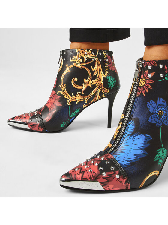 Versace Jeans Couture Botine Versace Jeans Couture E0VZBS54 Negru