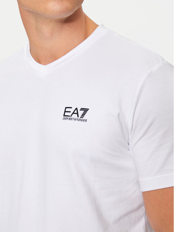 EA7 Emporio Armani EA7 Emporio Armani Marškinėliai 8NPT27 PJVQZ 1100 Balta Regular Fit