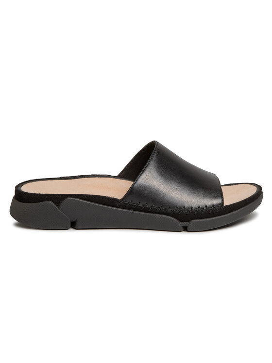 Clarks Natikači Clarks Tri Slide 261487634 Črna