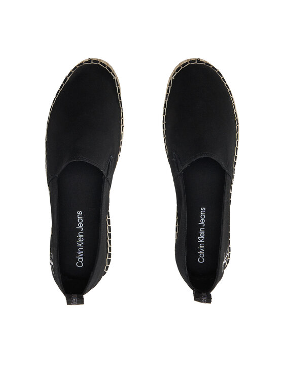 Calvin Klein Jeans Espadrilky Calvin Klein Jeans Platform Espadrille Ml Btw YW0YW01378 Čierna
