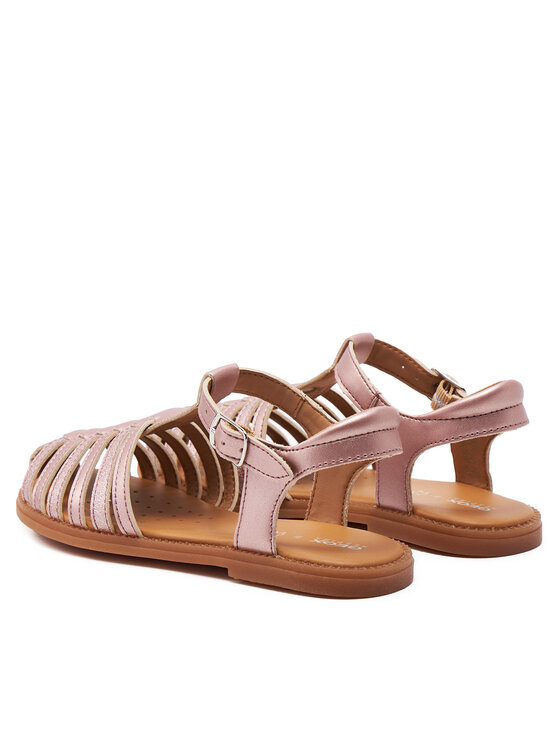 Geox Basutės Geox J Sandal Karly Girl J4535A 0NFQD C8013 S Rožinė