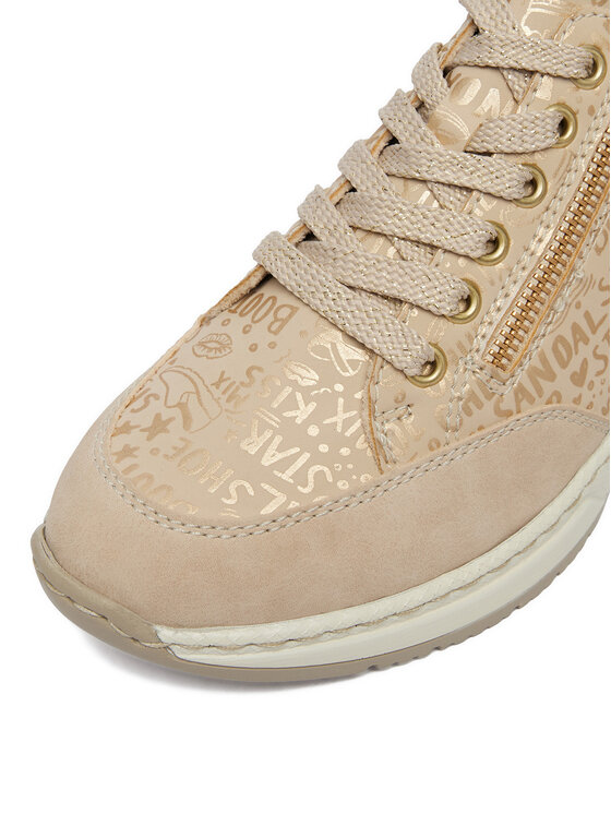 Rieker Sneakersy Rieker N4316-62 Beżowy