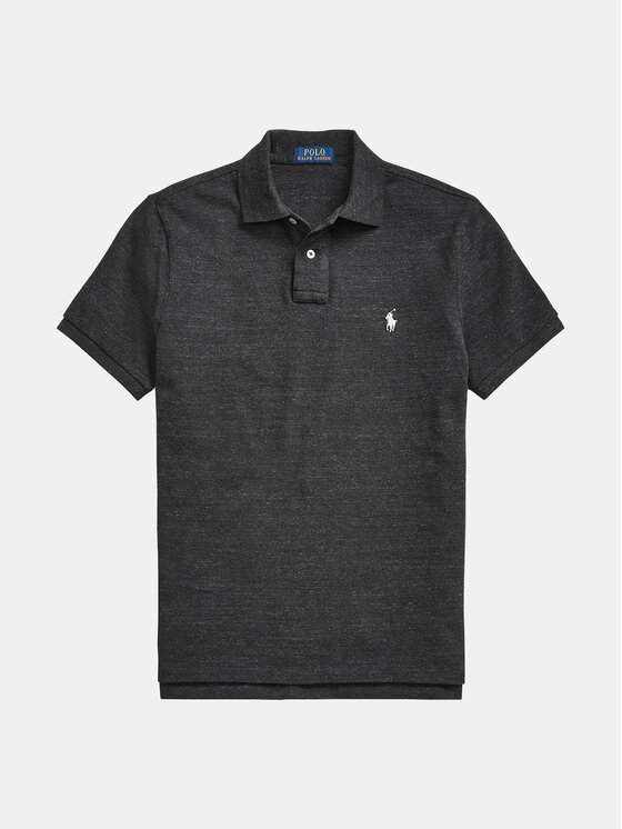 Polo Ralph Lauren Polo Ralph Lauren Поло 710680784011 Чорний Custom Slim Fit