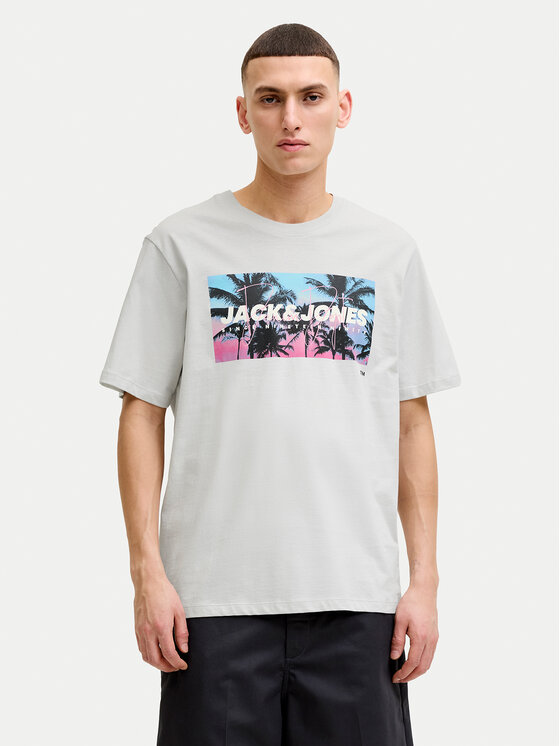 Jack & Jones Jack & Jones Camiseta Indiana Tee 12288112 Gris Regular Fit