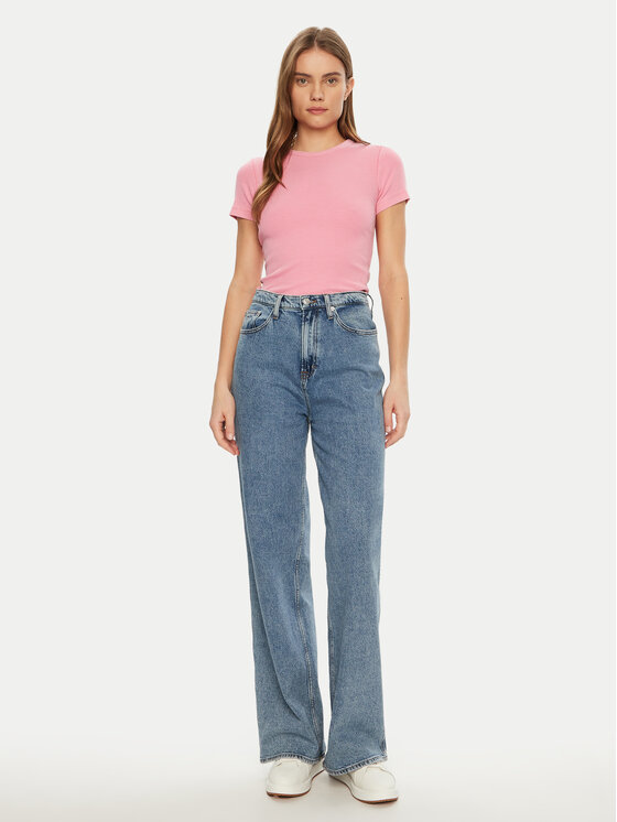 JJXX JJXX Футболка Frankie 12239962 Рожевий Slim Fit