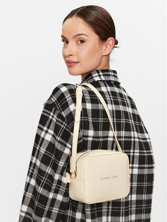 Tommy Jeans Borsetta Tommy Jeans Tjw Must Camera AW0AW14955 Écru