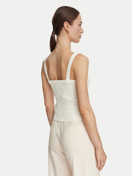 Guess Guess Top W6YR25 Z0972 Crema Slim Fit