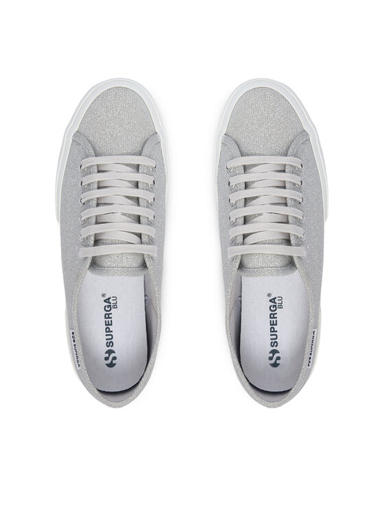 Superga Кросівки Superga 3750 Jersey Lame Leggera Low Top S4135ZW Срібний