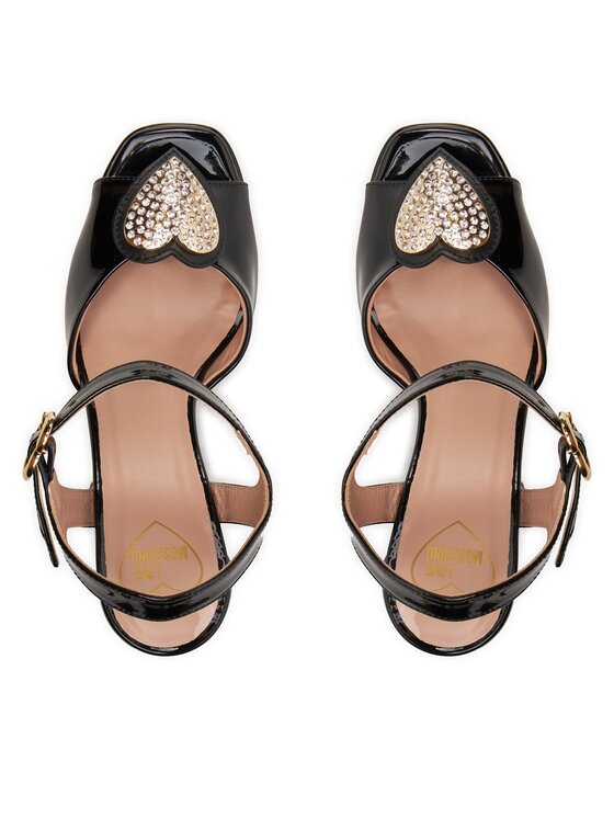 LOVE MOSCHINO Сандали LOVE MOSCHINO JA1608CG0IIH0000 Черен