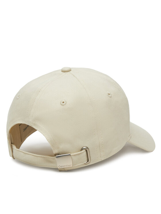Calvin Klein Jeans Kapa s šiltom Calvin Klein Jeans Embroidered Monogram Cap LV04K5024G Bela