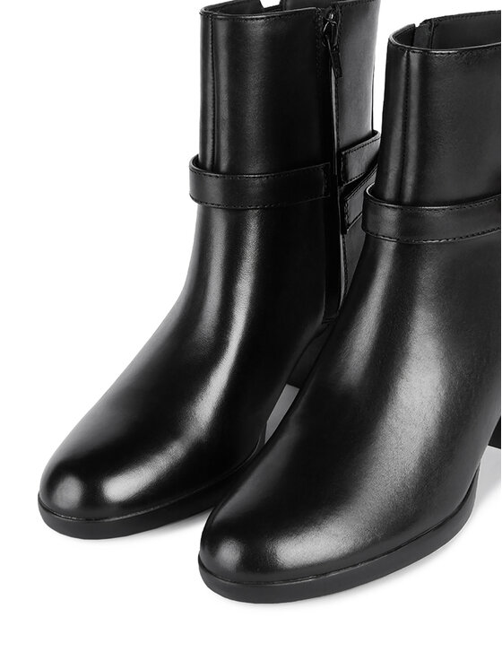 Geox Polokozačky Geox D Walk Pleasure 55 D46XBA 00043 C9999 Černá