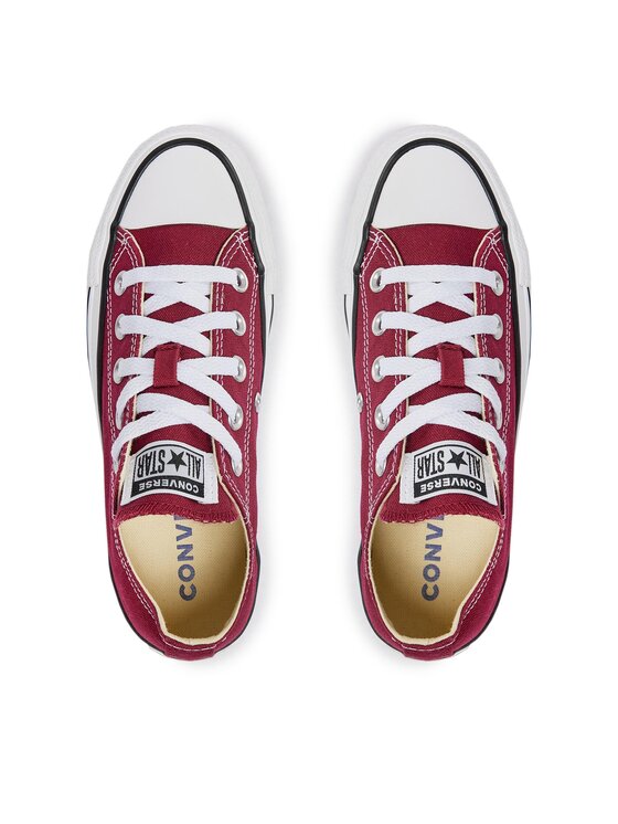 Converse Кеди Converse Chuck Taylor All Star Ox M9691C Бордовий