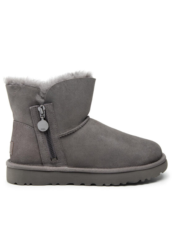 Ugg Snehule Ugg W Bailey Zip Mini 1112481 Sivá
