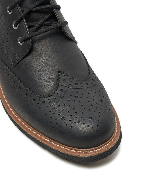 Clarks Kozaki Clarks Batcombe Lord 261348577 Czarny