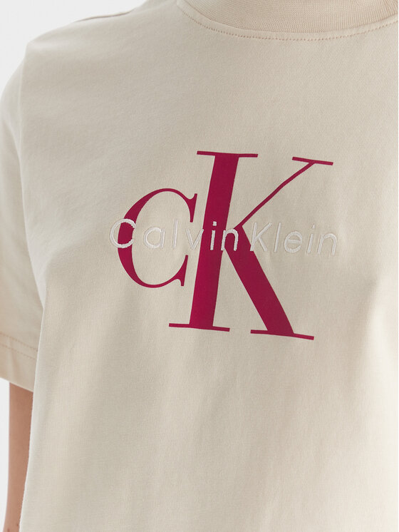 Calvin Klein Jeans Calvin Klein Jeans Camiseta Hero LV047B865G Beis Regular Fit