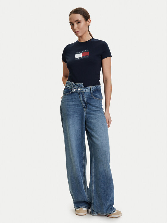 Tommy Jeans Tommy Jeans Camiseta DW0DW22781 Azul marino Regular Fit