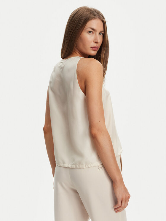 Marella Marella Top Meana 2513161045 Écru Regular Fit