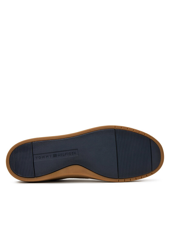 Tommy Hilfiger Κλειστά παπούτσια Tommy Hilfiger Modern Light Suede Moc Toe Shoe FM0FM05501 Καφέ