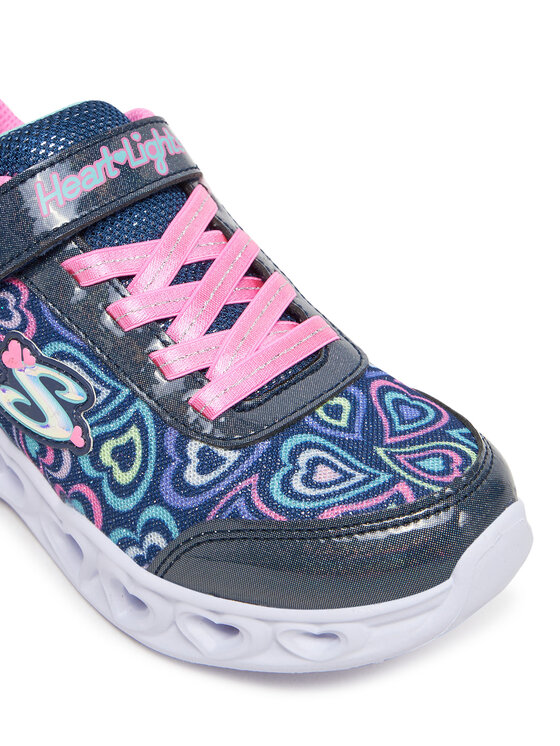 Skechers Sneakersy Skechers Heart Lights-Boogie Love 303257L/NVMT Granatowy