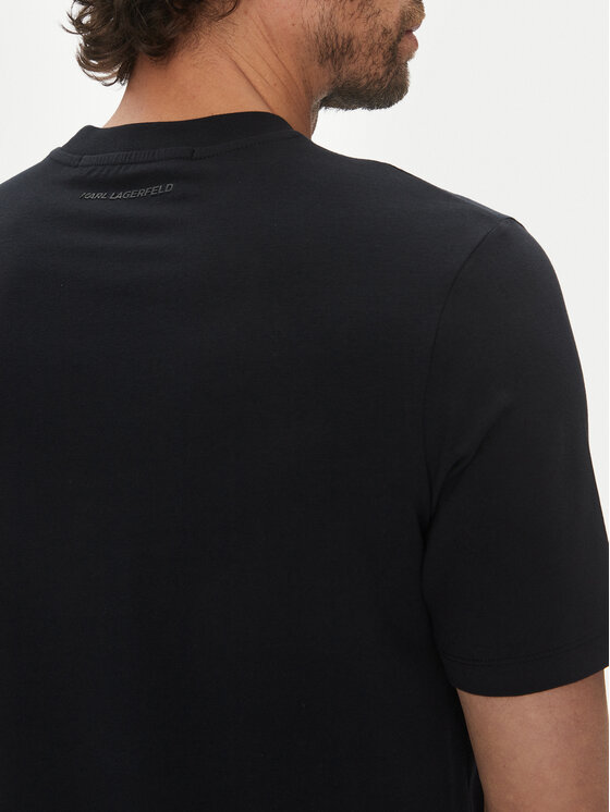 KARL LAGERFELD KARL LAGERFELD T-shirt 755750 552221 Blu scuro Regular Fit