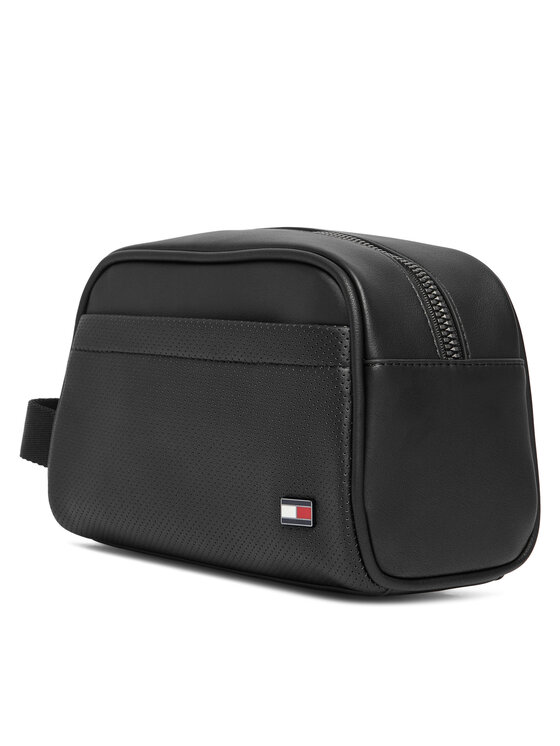 Tommy Hilfiger Neseser Tommy Hilfiger Th Foundation Washbag AM0AM14764 Crna