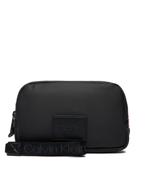 Calvin Klein Crossover torbica Calvin Klein Puffer Utility Zip Puch LV04D1114G Crna
