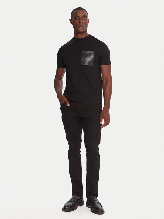 KARL LAGERFELD KARL LAGERFELD Camiseta 755047 554225 Negro Regular Fit