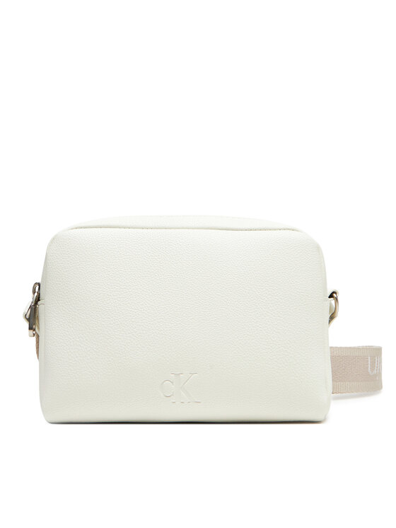 Calvin Klein Jeans Borsetta Calvin Klein Jeans Ultralight Ew Dble Zip Camera Ba LV04K3124G Bianco