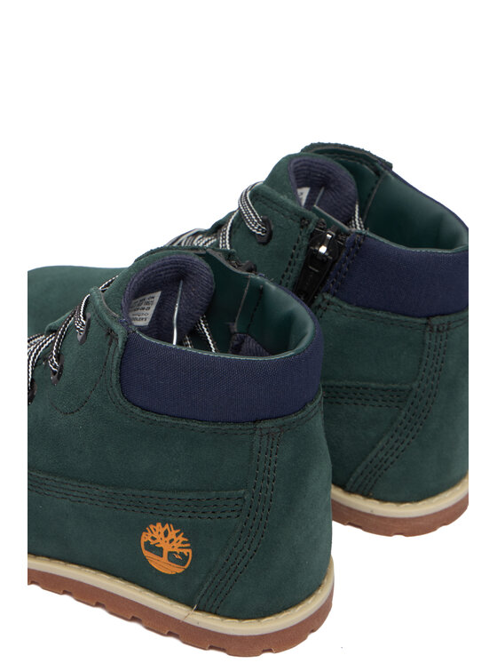 Timberland Šnurovacia obuv Timberland Pokey Pine Mid Lace Up TB0A292EEY01 Zelená