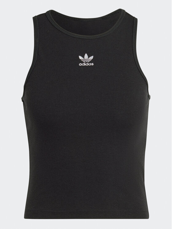 adidas adidas Топ adicolor Essentials IB9110 Чорний Slim Fit