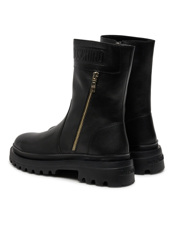 LOVE MOSCHINO Botine LOVE MOSCHINO JA24245G0LIA0000 Negru