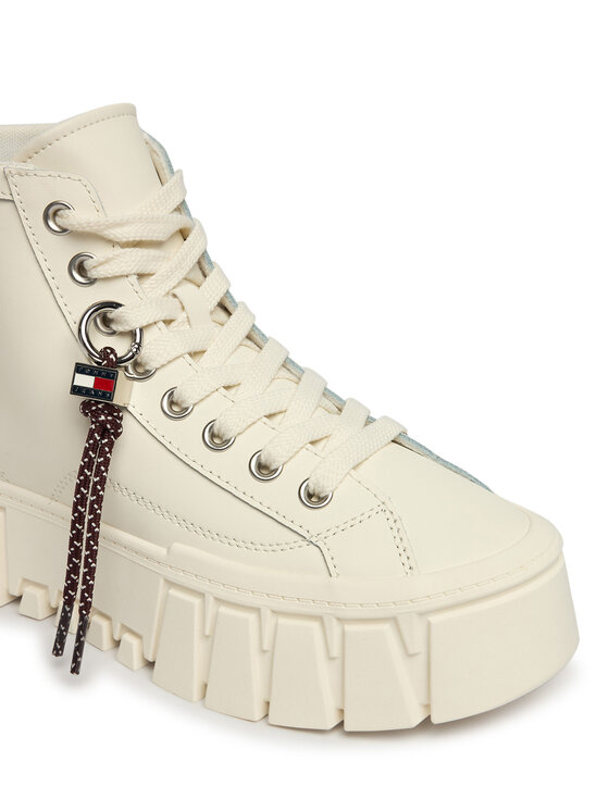 Tommy Jeans Αθλητικά Tommy Jeans Tjw Platform Sneaker Leather Mc EN0EN03133 Κρεμ