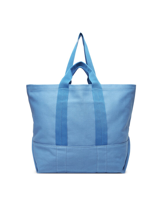 Tommy Jeans Borsetta Tommy Jeans Tjw Tote Edition Canvas AW0AW17542 Blu