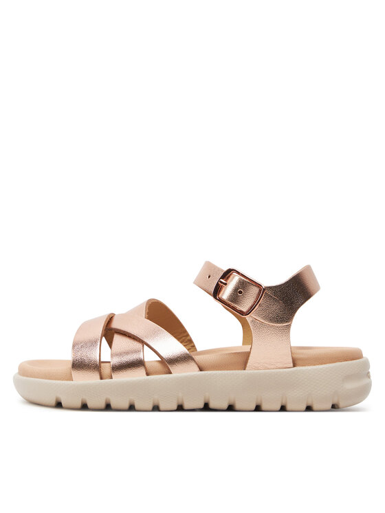 Geox Sandali Geox J Sandal Soleima Gir J45GSA 000CF C7018 M Rožnato zlato