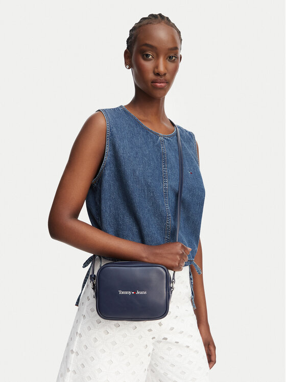 Tommy Jeans Torebka Tommy Jeans Camera Bag AW0AW15029 Granatowy