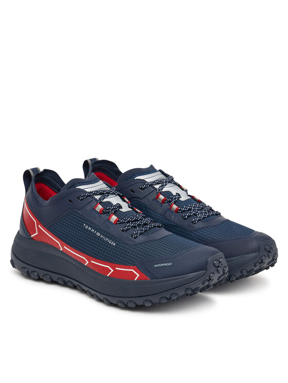 Tommy Hilfiger Sneakers Tommy Hilfiger The Canyon X M Mix Runner Wpm FM0FM06066 Bleumarin