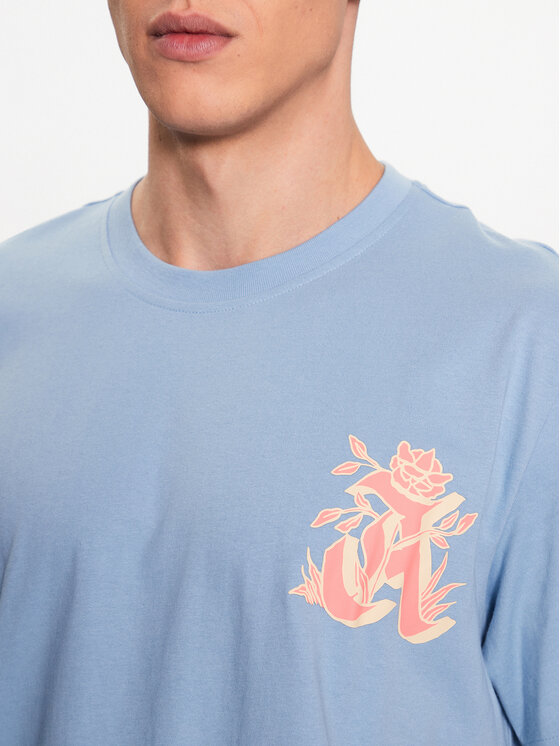 adidas adidas Футболка Graphic Glide T-Shirt IC5750 Блакитний Loose Fit