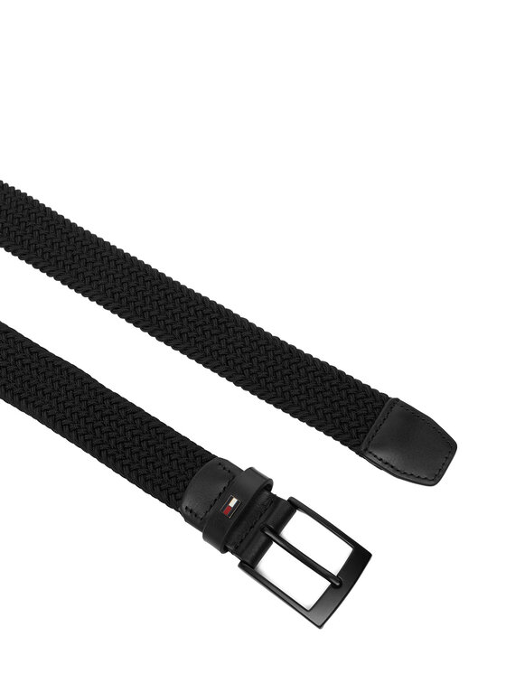Tommy Hilfiger Curea pentru Bărbați Tommy Hilfiger Adan 3.5 Elastic AM0AM13824 Negru