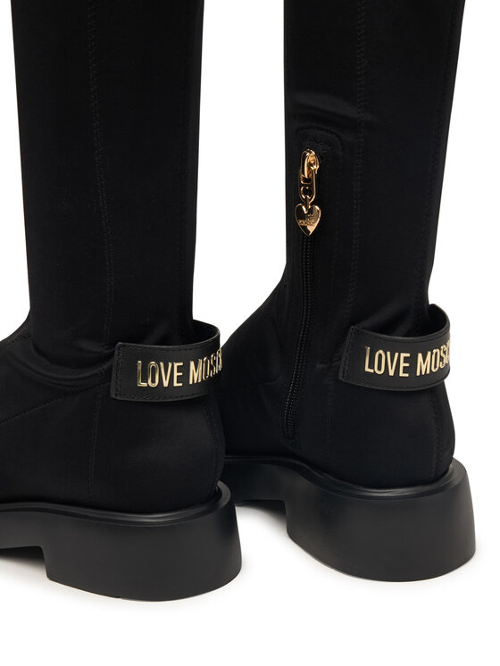 LOVE MOSCHINO Ботфорти LOVE MOSCHINO JA26114G1PIM400A Чорний