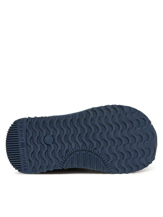 Tommy Hilfiger Laisvalaikio batai Tommy Hilfiger Low Cut Velcro Sneaker T1X9-35253-1960 M Tamsiai mėlyna