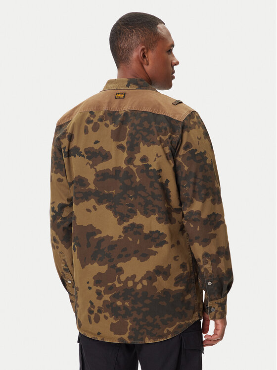 G-STAR G-Star Raw Marškiniai Cargo Pkt D26900-D553 Žalia Regular Fit