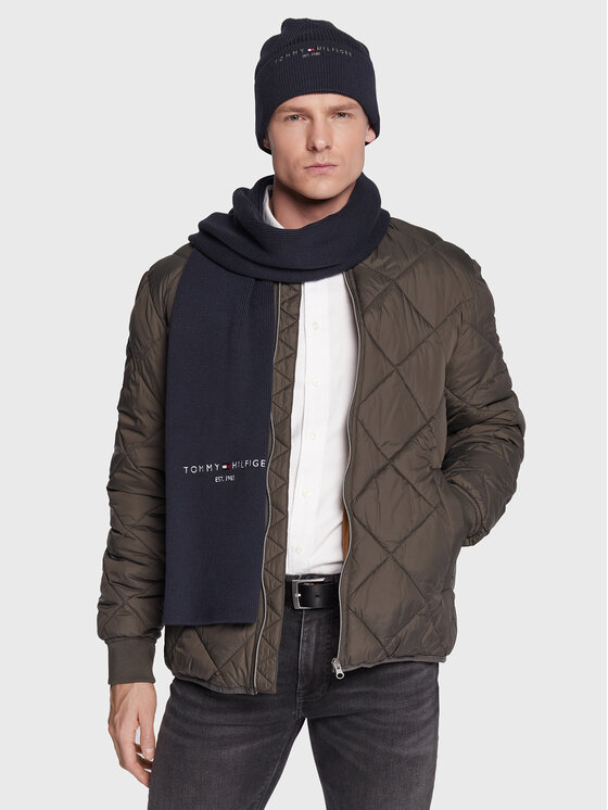 Tommy Hilfiger Gorro y bufanda Tommy Hilfiger AM0AM10357 Azul marino