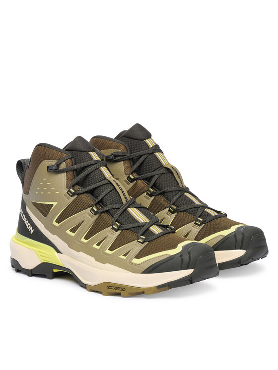 Salomon Trekkingschuhe Salomon X Ultra 360 Edge Mid Gtx L49098600 Grün