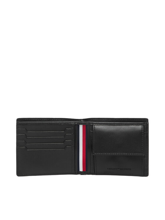 Tommy Hilfiger Novčanik Tommy Hilfiger Th Soho Cc And Coin AM0AM14502 Crna