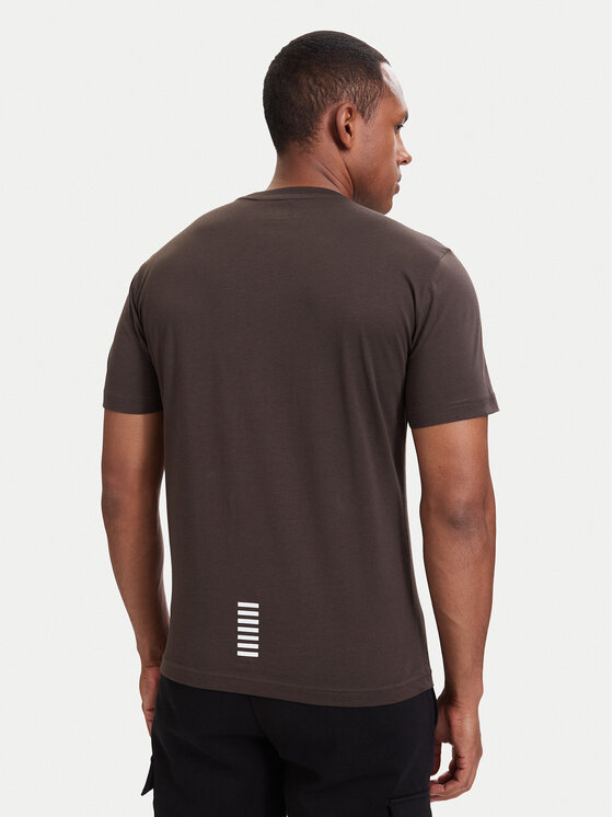 EA7 Emporio Armani EA7 Emporio Armani Camiseta 8NPT25 PJVPZ U6027 Marrón Regular Fit