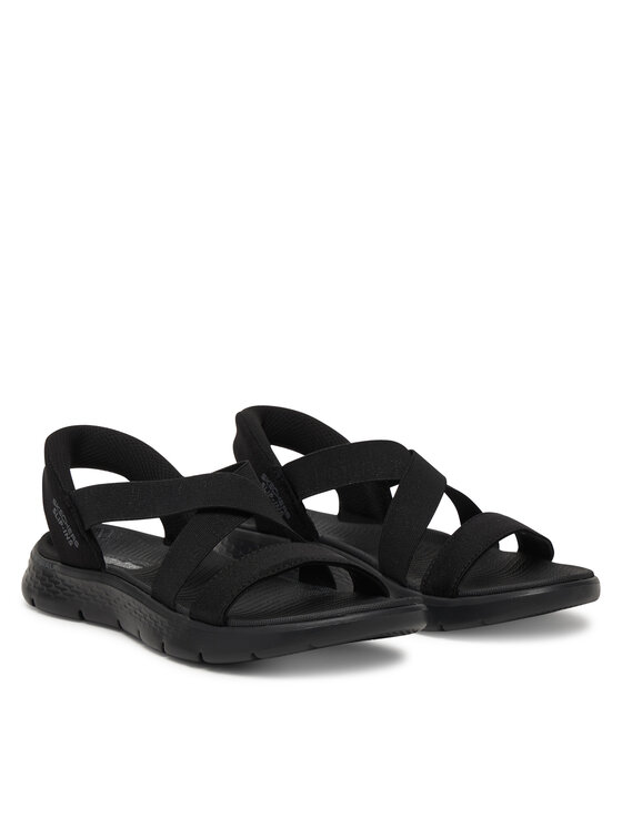 Skechers Босоніжки Skechers Go Walk Flex Sandal - Glimmer 141489/BBK Чорний