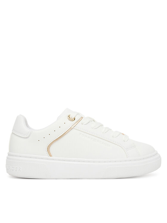 Tommy Hilfiger Sneakers Tommy Hilfiger Low Cut Lace Up Sneaker T3A9-33982-1355 D Alb