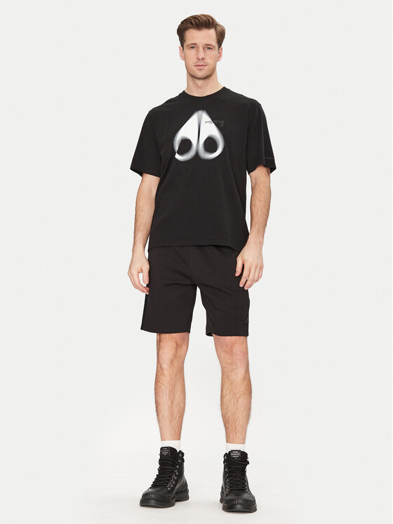 Moose Knuckles Moose Knuckles Majica Maurice M15MT776 Črna Standard Fit
