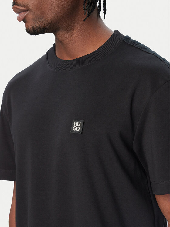 HUGO HUGO Camiseta Deryk 50567940 Negro Regular Fit